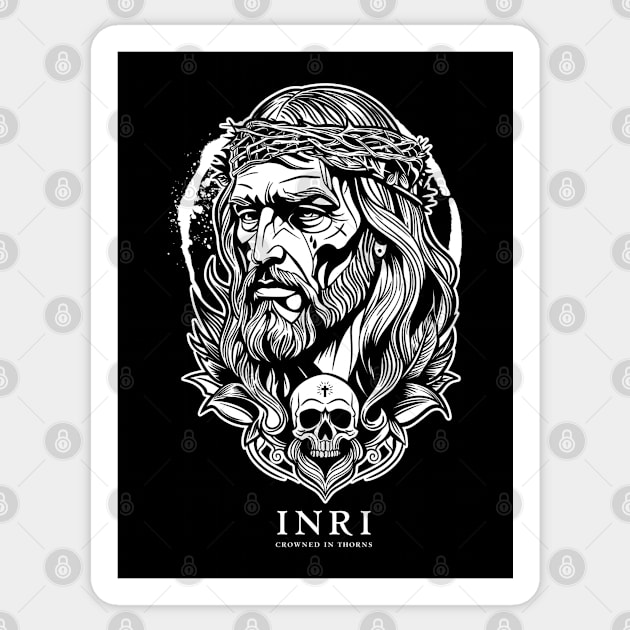 INRI Sticker by artslaves